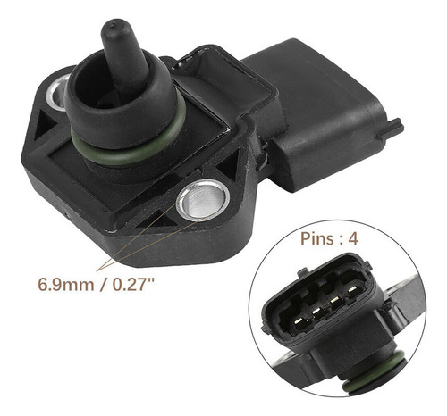 Sensor De Presión De Aire De Admisión Map Collector Para Duc