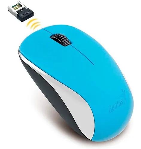 Mouse Inalambrico Genius Nx-7000 Usb Celeste