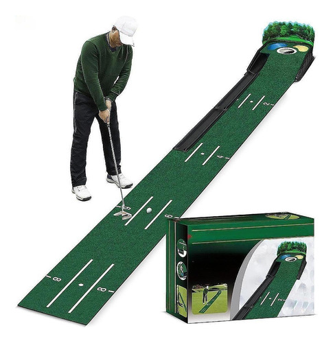 Alfombrilla De Golf Para Practicar Putting, Mejora Tus