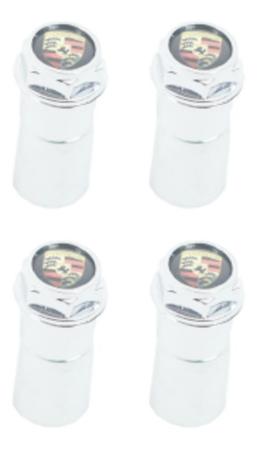 Imagem 5 de 7 de Kit Capa Para Valvula Pino Bico Pininho Cromada Porshe