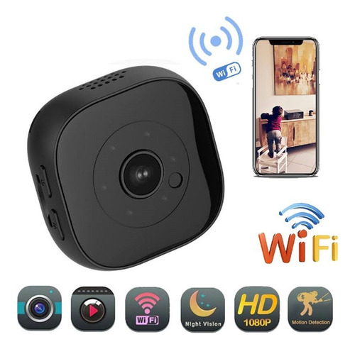 Mini Camara Espia Full Hd Wi Fi Graba Con Wi Fi Y Sin Wi Fi