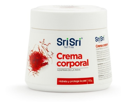 Crema Corporal Facial  Azafran Deindia Sri Sri Ayurveda