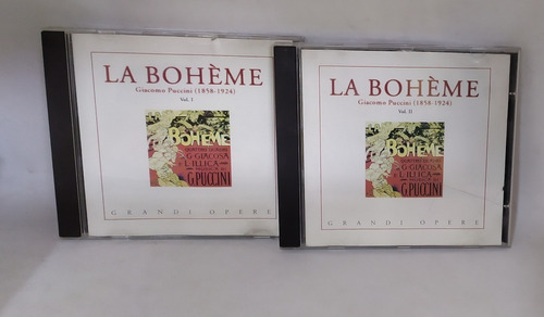 Cd La Boheme Puccini Vol 1 Y 2 Original 2 Discos 