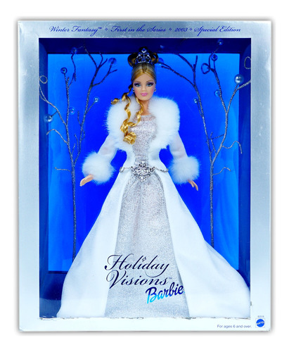 Barbie Holiday Visions Winter Fantasy 2003 Edition Detalle