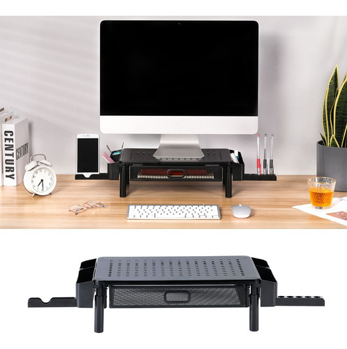 Soportes Monitor Computadora Ajustables+10 Alfombrilla Ratón