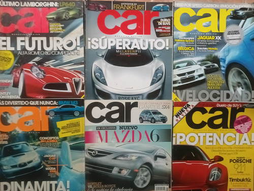 6 Revistas Car Magazine México Incluye #1 Baratas