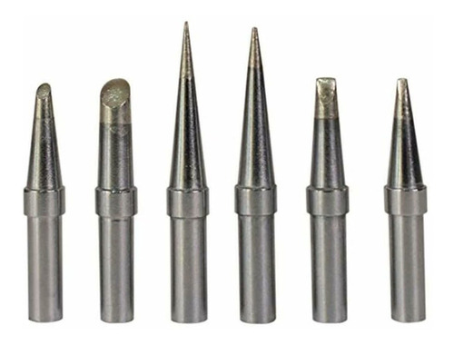 Reyqa 6pcs Et Lead Free Soldering Iron Tips Replacement