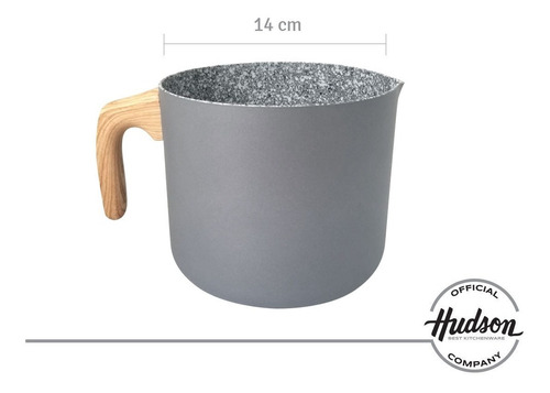 Imagen 2 de 8 de Jarra Hervidor Hudson C/antiadherente Granito De 14cm