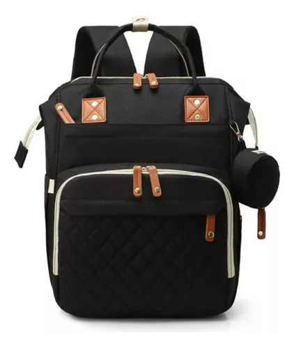 Mochila Maternal Pañalera Con Compartimientos Y Cable Usb