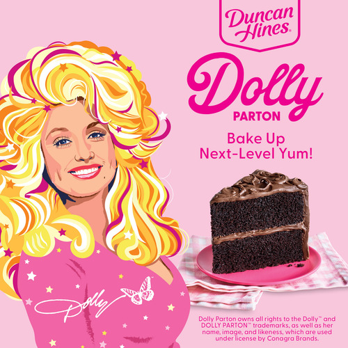Duncan Hines Dolly Parton 510g | Mezcla Para Pastel 2 - Pack