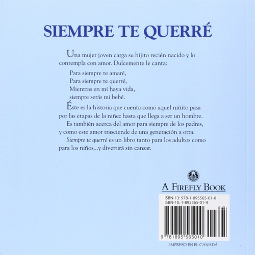 Libro: Siempre Te Querre (español) - Tapa Blanda