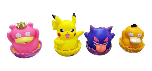Figura Pokemon Set X4 Pikachu, Gengar, Psyduck , Slowpoke