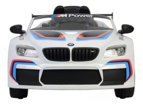 Faro de sonido para coche eléctrico Bmw M6 Gt3 6v con control, blanco