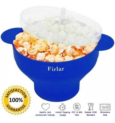 Crispetera Palomitas De Maiz Silicona Para Microondas