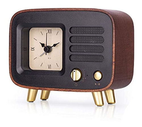 Reloj Desperta Madera Alta/bluetooth Portátil Inalám Hq Mp3