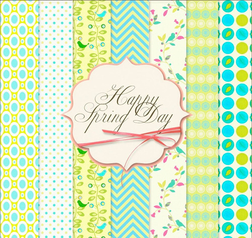 Kit De Papel Digital Shabby Chic Happy Spring Day