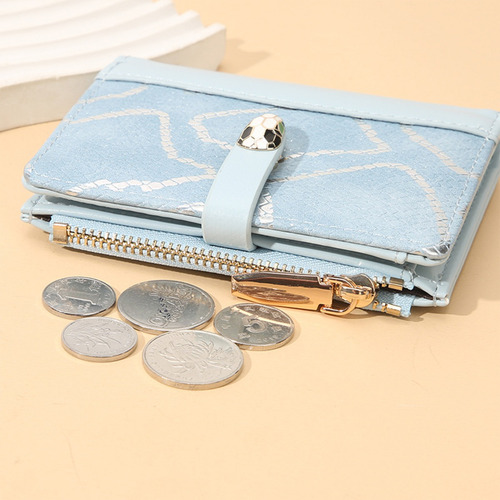 Cartera Corta Con Hebilla Cartera De Mujer Colores Elegir