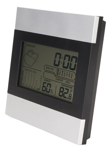 Reloj Meteorológico Digital Con Pantalla De Temperatura Y Hu