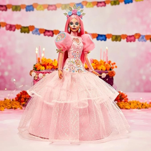 Barbie Dia De Muertos Pink Magnolia 2023 Nueva