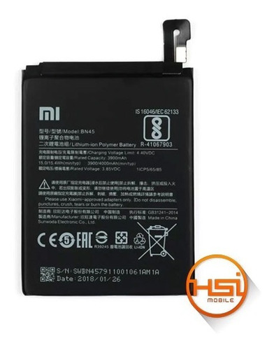 Batería Xiaomi Redmi Note 5 / Note 5 Pro 100% Garantizada