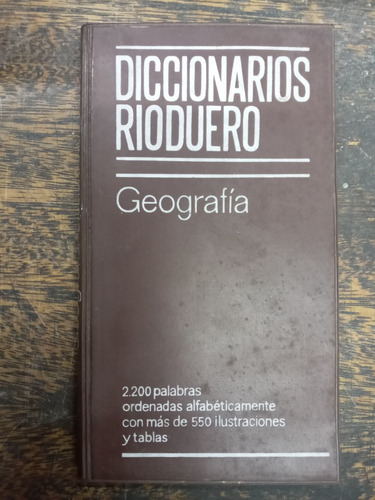 Geografia * Diccionarios Rioduero * Jose Sagredo *