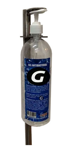 Imagen 3 de 6 de Dispensador Jabón Liquido- Antibacterial Con Pedal En Acero