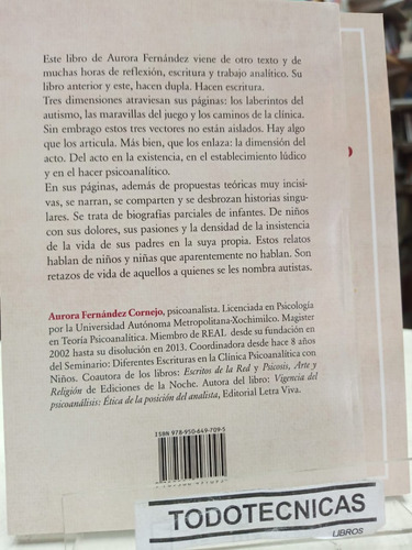 Imagen 2 de 3 de Ensayos Sobre El Autismo Clinica Y Experiencia Ludica -lv