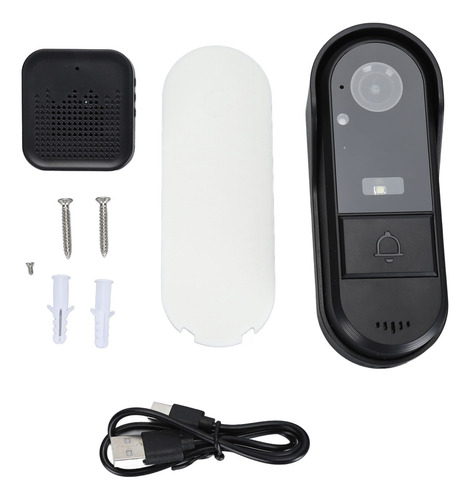 Cámara Wifi Con Videoportero Inalámbrico De 2 Vías, Intercomunicador Nocturno