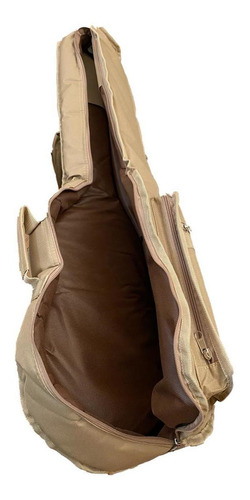 Capa Musical Shop Para Violao Baby Luxo Bege