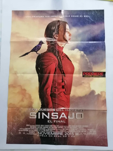 Poster Sinsajo Parte Final Y Parte 1 Cine Premier 2 Vista 
