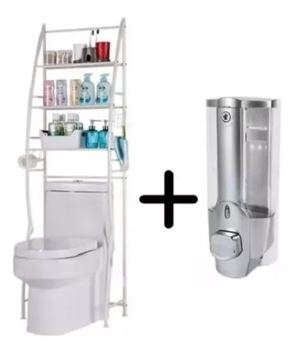 Mueble Organizador De Baño Rack Taza + Regalo Dispensador