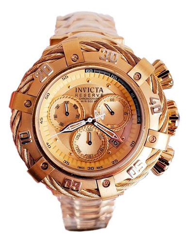 Reloj Invicta Thunderbolt Gold Original Para Caballero