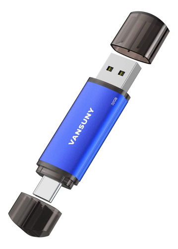 Unidad Flash Usb Tipo C De 32 Gb, 2 En 1, Smartphone, Pc