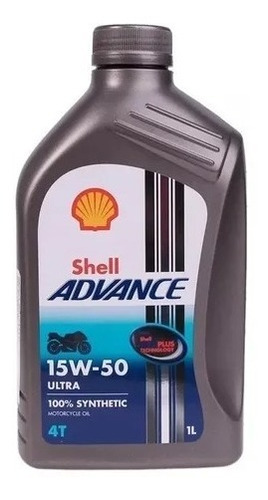 Aceite Shell Moto Advance 4t Sintetico Ultra 15w50 1 Litro