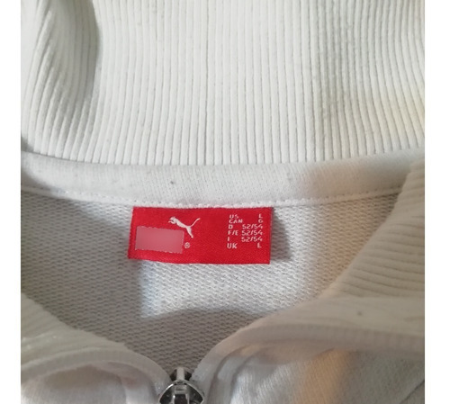 Campera Independiente Puma Blanca Talle L Ver Medidas (Usado)