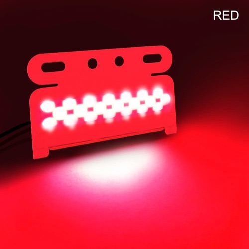 Lampara Faro Lateral Colgante Cob 24v Señalizac. Rojo Camion