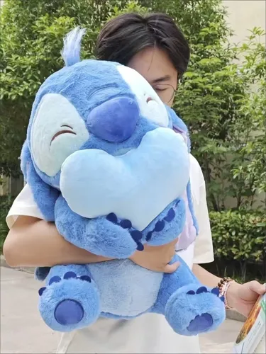 Peluche Lilo Stitch Con Corazón 60cm | Envío gratis