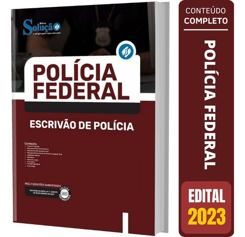 Apostila Polícia Federal (pf) 2023 - Escrivão De Polícia