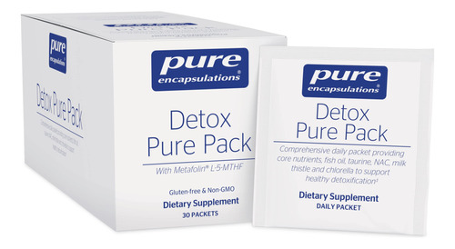 Pure Encapsulations Detox Pure Pack | Paquete Diario Con Me.