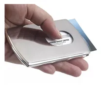 Comprar Tarjetero Metal Inox. Importado Tarjetas Personales Elegante