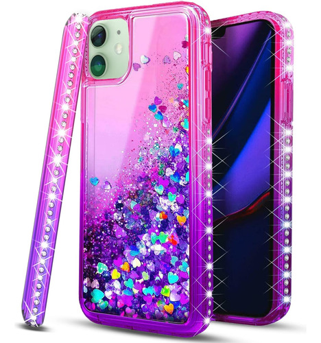 Funda Starshop Para iPhone 11-rosado/púrpura
