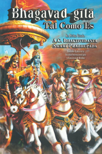 Libro Bhagavad-gita Tal Como Es, Tapa Blanda