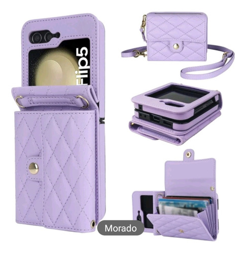 Carcasa Cartera Mini Con Colgador Para Galaxy Z Flip 5