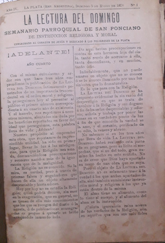 6534 La Lectura Del Domingo  Semanario Parroquial De San Po