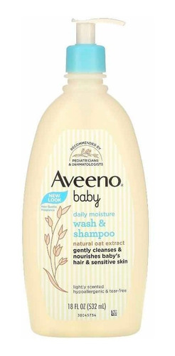Aveeno Wash&shampoo Bebés, Finamente Aromatizado 532ml