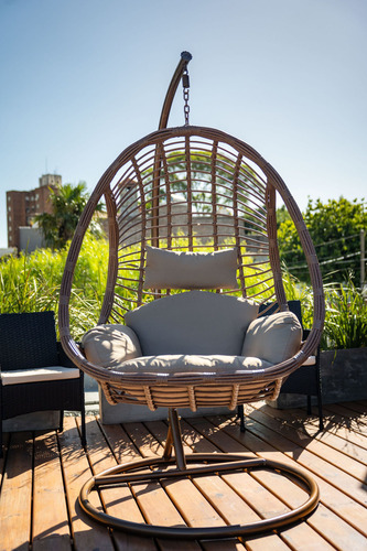 Hamaca Colgante Nido De Jardin O Interior Simil Rattan