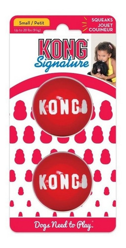 Brinquedo Para Cachorros Kong Signature Balls Pequeno