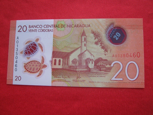 Nicaragua 20 Córdobas 2014 