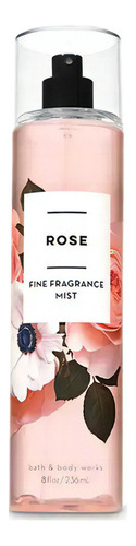Bath & Body Works Rose Fine Fragrance Mist Floral Romântico 