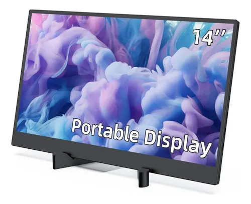 Monitor Rateyuso Zq14 14  Fhd Hdmi Portátil Gamer